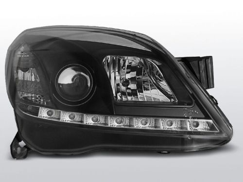 Lampy przednie OPEL ASTRA H 03.04-09 DAYLIGHT BLACK