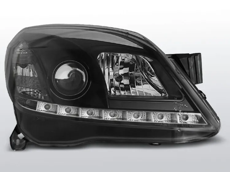 Lampy przednie OPEL ASTRA H 03.04-09 DAYLIGHT BLACK