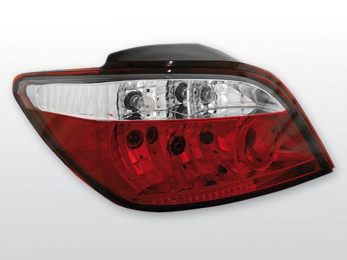 Lampy tylne PEUGEOT 307 04.01-07 RED WHITE