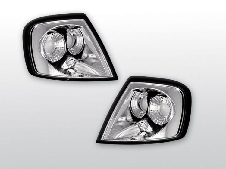 Kierunkowskazy przednie AUDI A3 8L 08.96-08.00 CHROME