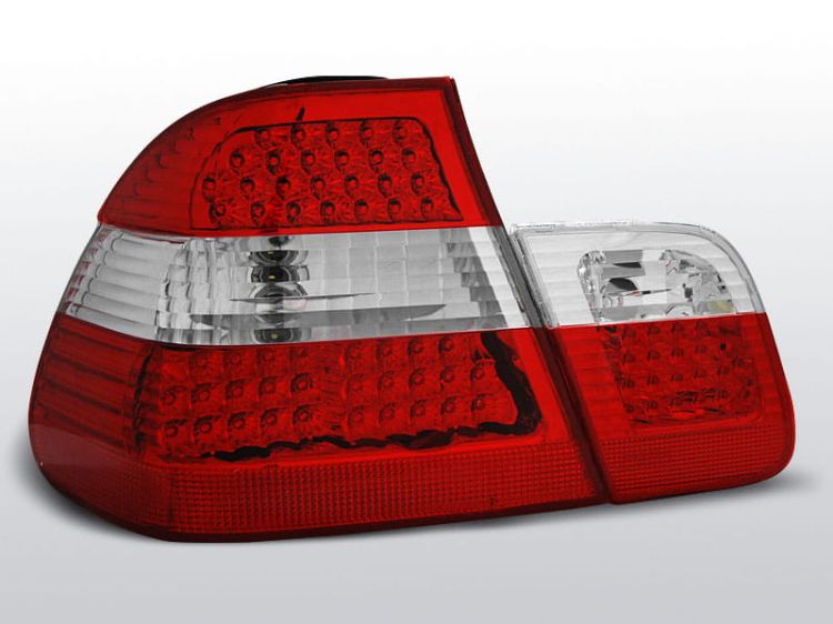 Lampy tylne BMW E46 05.98-08.01 SEDAN RED WHITE LED