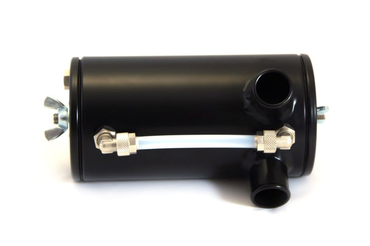 Oil Catch Tank - Separator Oleju Bez Filtra - Czarny 2x25, pułapka olejowa