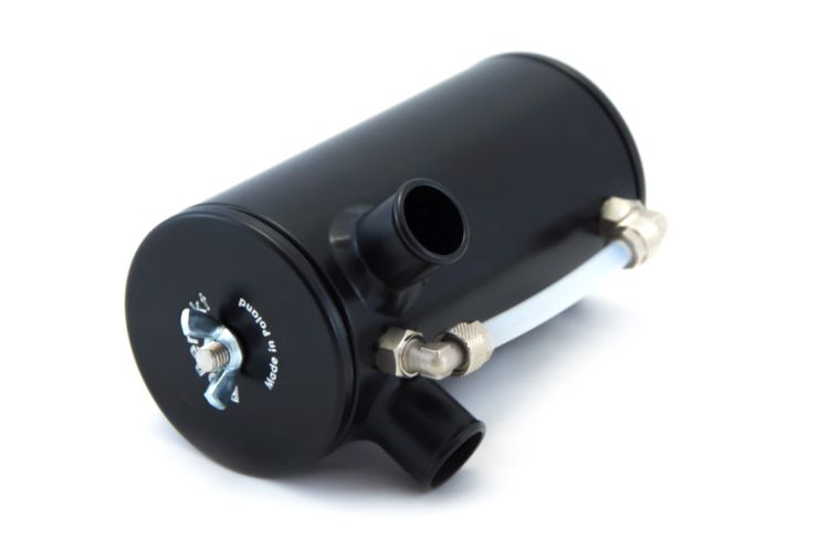 Oil Catch Tank - Separator Oleju Bez Filtra - Czarny 2x22