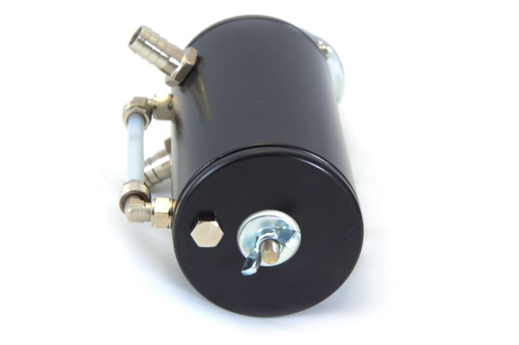Oil Catch Tank - Separator Oleju Z Filtrem - Czarny