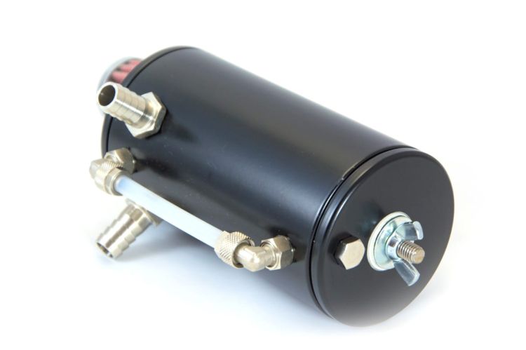 Oil Catch Tank - Separator Oleju Z Filtrem - Czarny