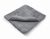 Edgeless Gray Microfiber Towel 40x40 - Bezszwowy ręcznik z mikrofibry