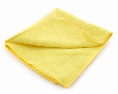 Yellow Microfiber Cloth 30x30 - Mała ściereczka z mikrofibry