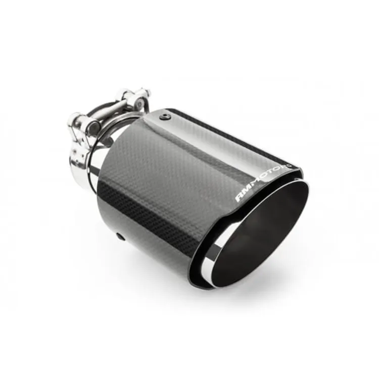 Końcówka wydechu RM Motors Carbon Gloss 63mm - 101mm / 4"