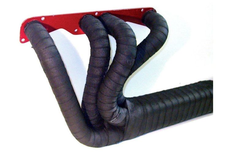 Turboworks Exhaust Black Termal Wrap 50mm x 1,5mm - Taśma / bandaż termiczny
