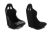 Monza Race Plus Black - Fotel sportowy welur