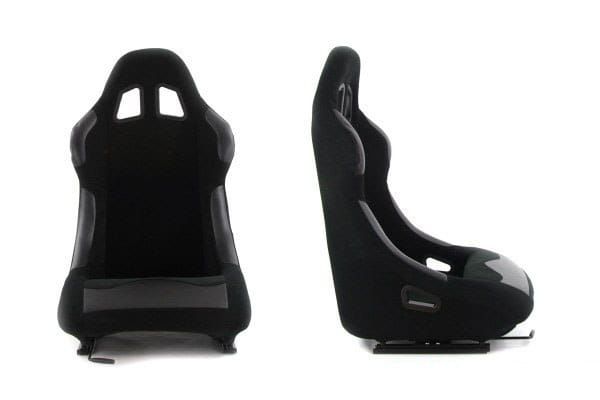 Monza Race Plus Black - Fotel sportowy welur