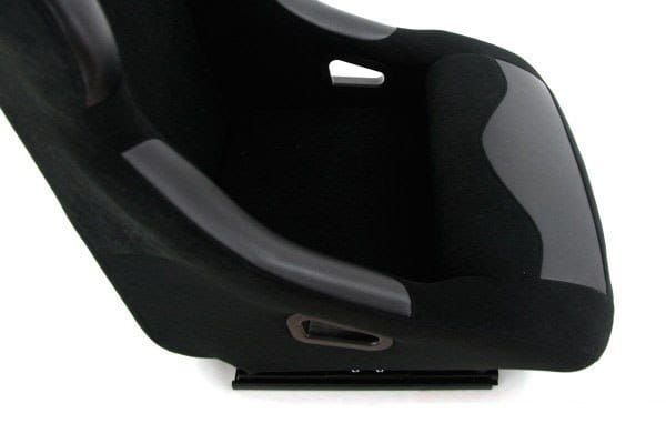 Monza Race Plus Black - Fotel sportowy welur