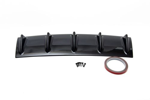 Universal Shark Fin Lip Spoiler - Uniwersalny dyfuzor tylny (5 żeber)
