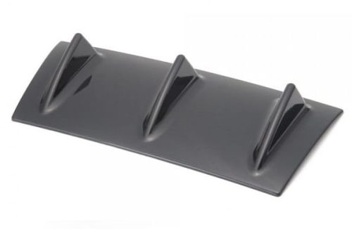 Universal Shark Fin Lip Spoiler - Uniwersalny dyfuzor tylny (3 żebra)