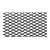IRP Aluminiowa siatka grilla typ. hex 24,5 x 50
 cm - czarna metal