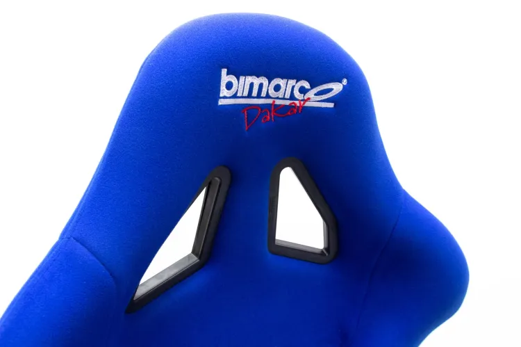Bimarco Dakar Welur Blue FIA - Fotel sportowy welur