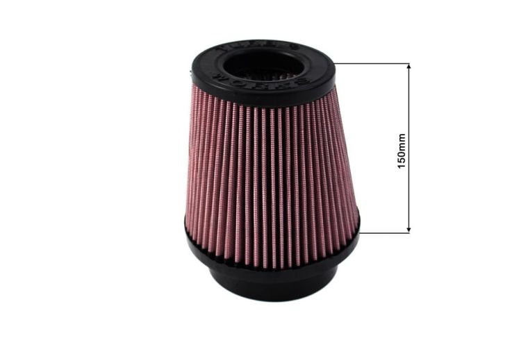 Filtr stożkowy TurboWorks 150mm x 101mm Purple