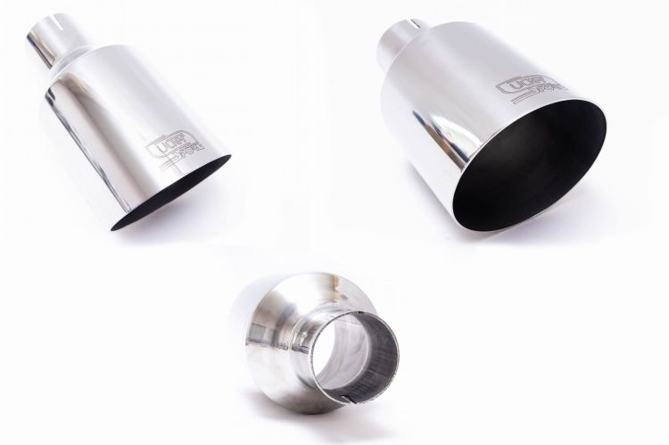 Pojedyncza końcówka wydechu ULTER N1-101* Ø 100 mm / długość 120 mm