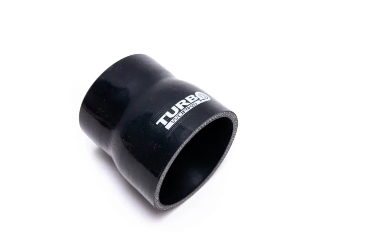 Silikonowa redukcja prosta TurboWorks Black 80-89mm
