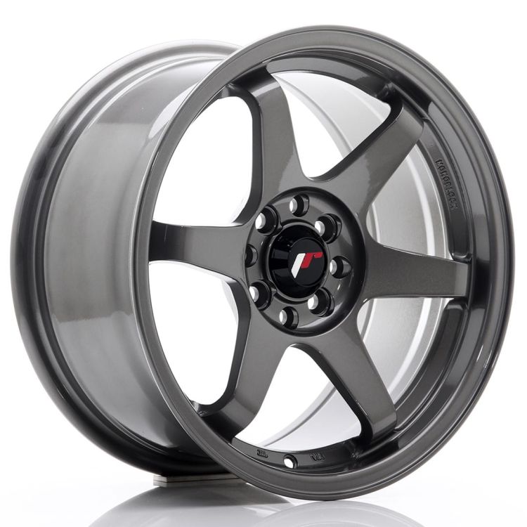 Zestaw Japan Racing JR3 16x8 ET25 4x100/108 Gun Metal + akcesoria