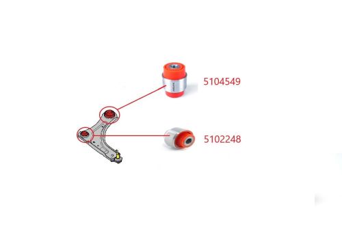 Renault Megane IV - Poliuretanowa tuleja wahacza przedniego (tylna)