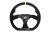 Slide Suede Steering Wheel Yellow 350mm - Zamszowa kierownica sportowa z odsadzeniem 25mm czarna pp-kr-054