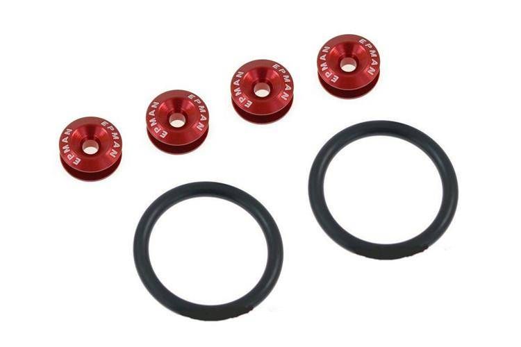 Epman Zapinki Uchwyty Zderzaka Klapy Quick Release Red