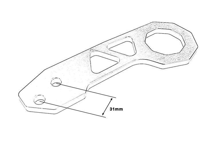 Epman Blue Tow Hook - Aluminiowy zaczep / hak holowniczy