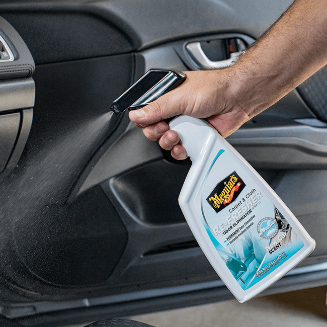 Meguiar's Carpet & Cloth Re-Fresher Odor Eliminator 709ml - Neutralizator Zapachów – zapach nowego auta