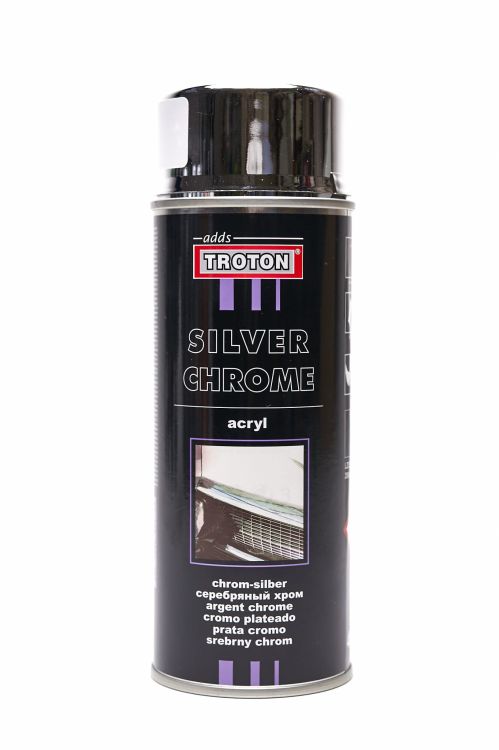 Lakier akrylowy srebrny chrom w sprayu - addsTroton Silver Chrome Spray 400ml