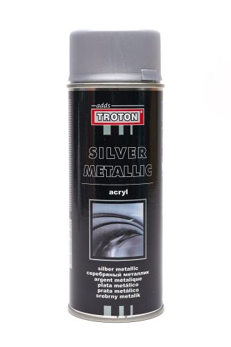 Lakier akrylowy srebrny metalik w sprayu - addsTroton Silver Metallic Acryl Spray 400ml