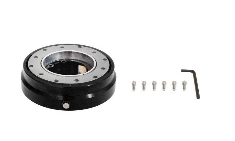 NABA typu Quick Release Turboworks Flat Black - Adapter kierownicy