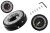 NABA typu Quick Release Turboworks Flat Black - Adapter kierownicy