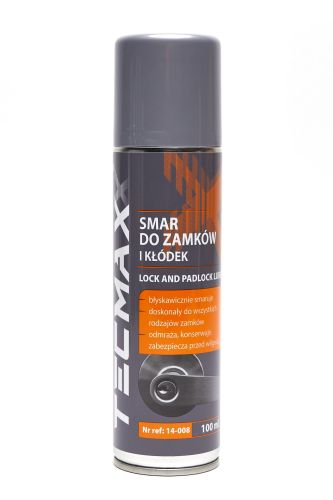 Smar do zamków i kłódek - TECMAXX Lock And Padlock Lube Spray 100ml