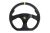 Slide Leather Steering Wheel Yellow 350mm - Skórzana kierownica sportowa z odsadzeniem 25mm czarna