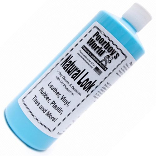 Dressing delikatnie czyszczący do wnętrza (naturalny połysk) - Poorboy's World Natural Look 946ml do skóry, winylu, gumy, plastiku