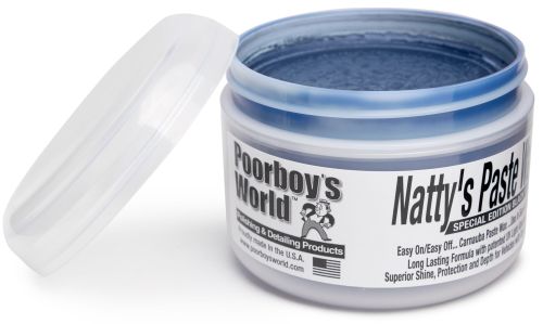 Poorboy's World Natty's Paste Wax Black 235ml - Twardy wosk do ciemnych lakierów