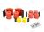 Jeep Grand Cherokee II / WJ / WG - Komplet poliuretanowych tulei zawieszenia przedniego