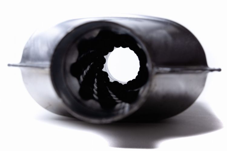 AWG Przelotowa strumienica łuskowa wydechu w obudowie katalizatora ⌀50mm