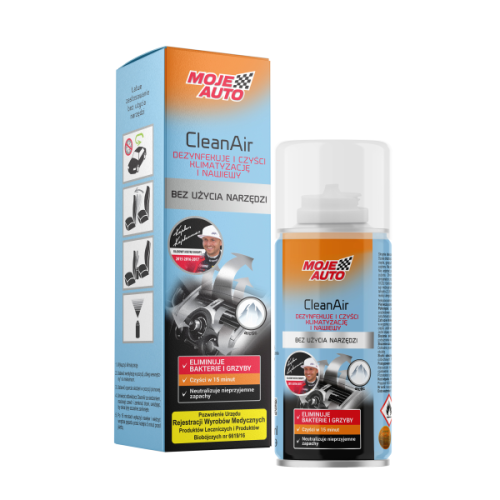 Środek do czyszczenia i dezynfekcji klimatyzacji oraz nawiewów - Moje Auto CleanAir Arctic 150ml