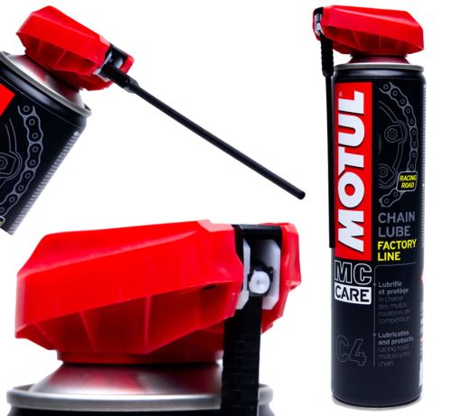 Smar w sprayu do łańcuchów - Motul C4 Chain Lube 400ml
