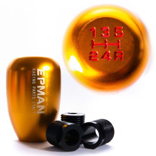 Epman Aluminium Gear Knob Gold - Aluminiowa gałka zmiany biegów 5 biegów (Kolor Złoty)