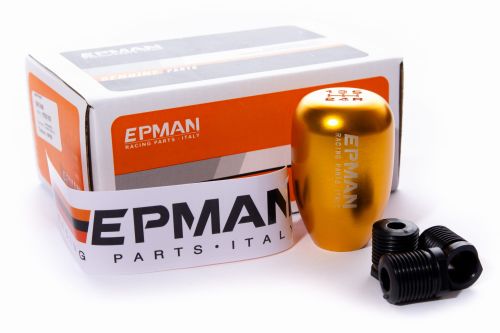 Epman Aluminium Gear Knob Gold - Aluminiowa gałka zmiany biegów 5 biegów (Kolor Złoty)