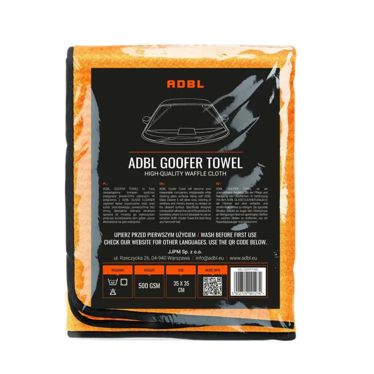 ADBL Goofer Towel 35x35cm 500gr/m2 - ręcznik typu goofer do osuszania