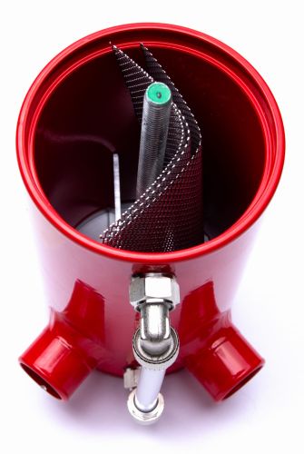 ProPerfekt Oil Catch Tank – Czerwony Separator Oleju (Bez Filtra) | Uniwersalny Zbiornik Odmy