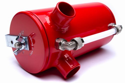 ProPerfekt Oil Catch Tank – Czerwony Separator Oleju (Bez Filtra) | Uniwersalny Zbiornik Odmy