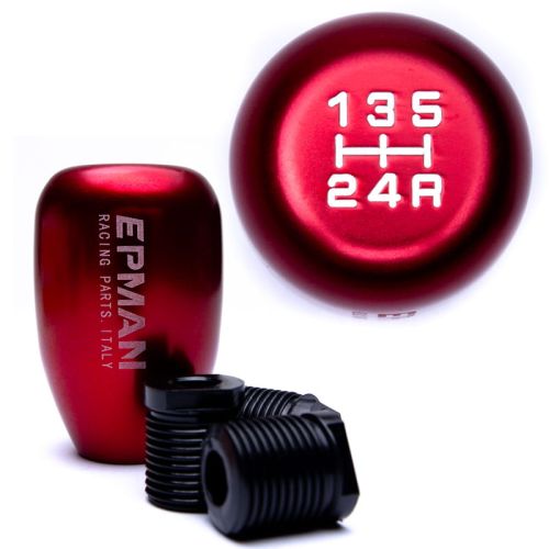 Epman Aluminium Gear Knob Red - Aluminiowa gałka zmiany biegów 5 biegów (Czerwona)