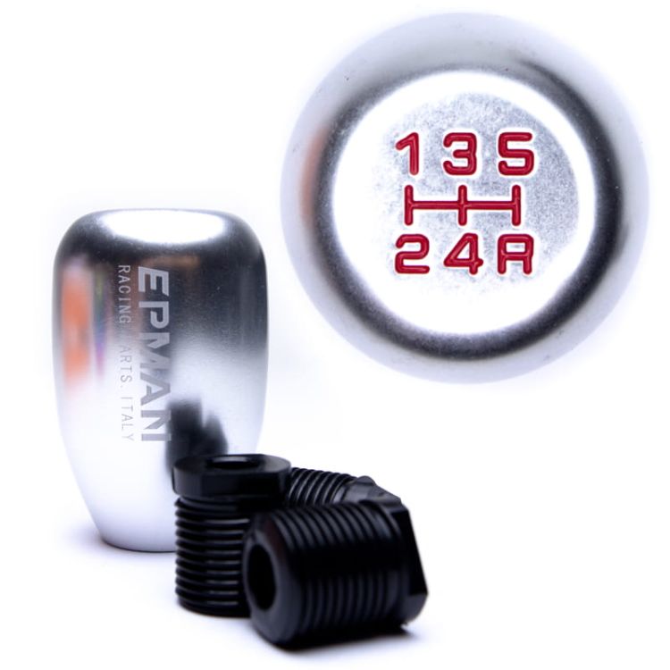Epman Aluminium Gear Knob Silver -  Aluminiowa gałka zmiany biegów 5 biegów (Srebrna)