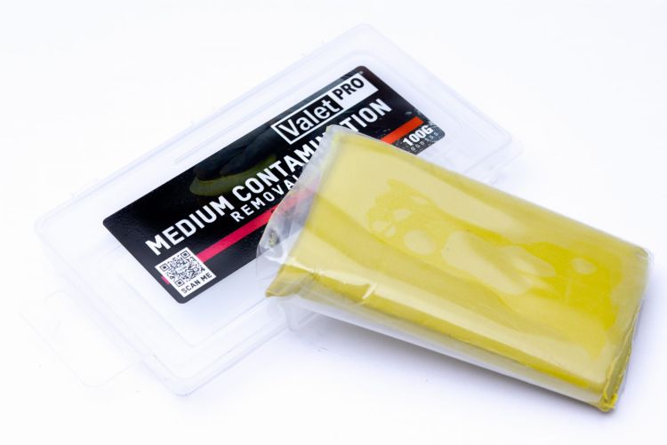 Glinka o średniej agresywności - ValetPRO Yellow Traditional Clay Contamination Bar 100gr