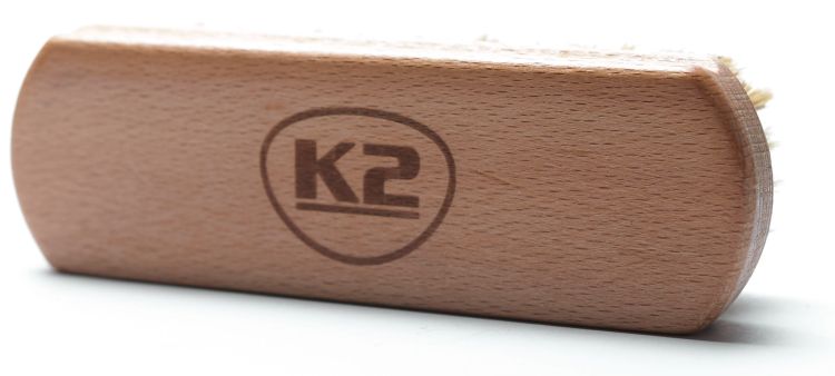 Szczotka do Czyszczenia Skóry z Naturalnym Miękkim Włosiem - K2 Auron Soft